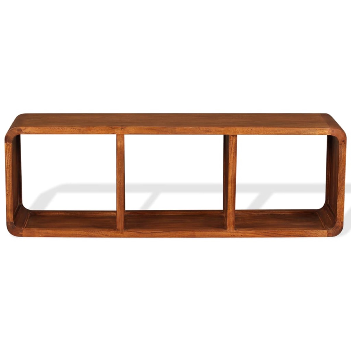 vidaXL Έπιπλο Τηλεόρασης 120x30x40 εκ Μασίφ Ξύλο με Μελί Φινίρισμα