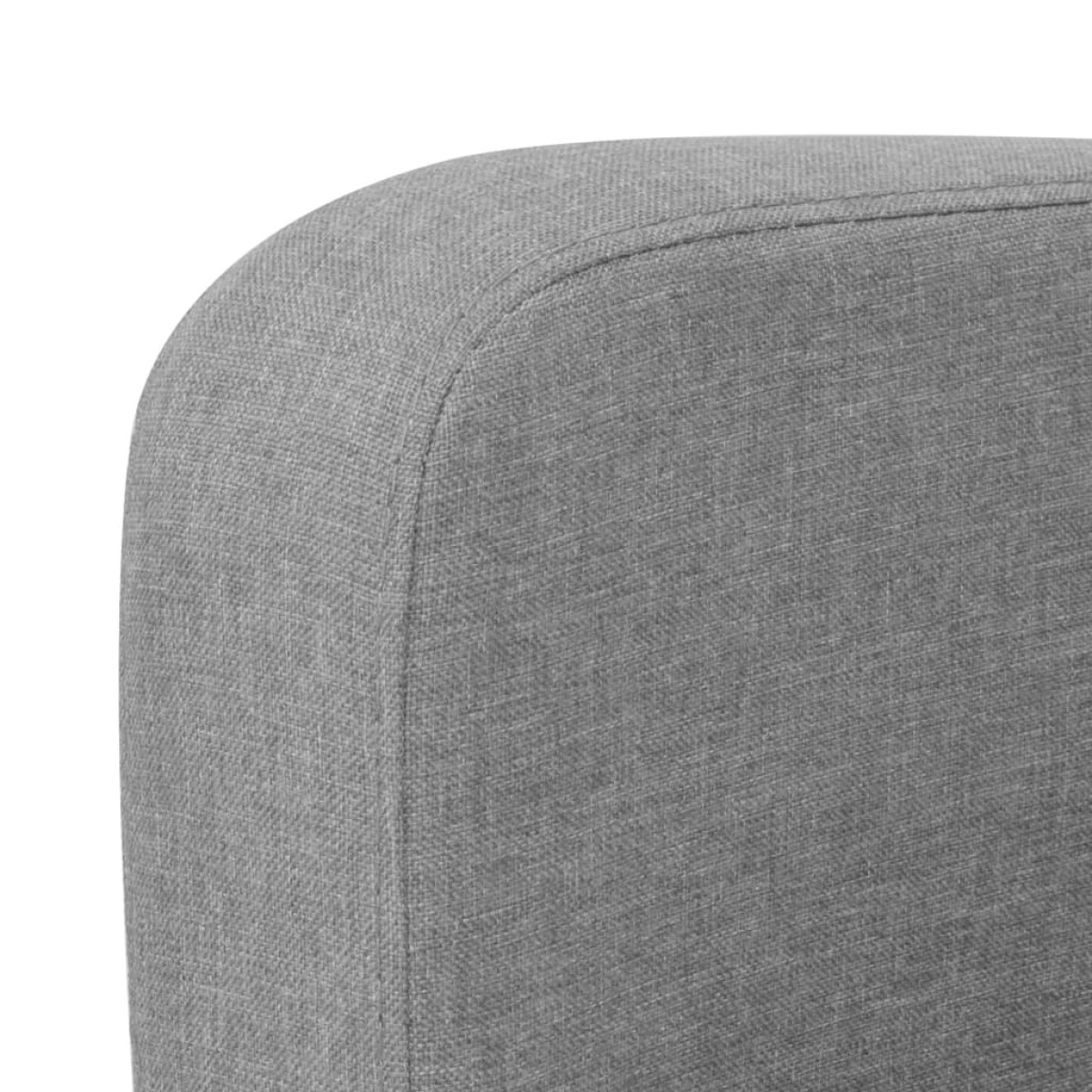 vidaXL Καναπές Τριθέσιος Ανοιχτό Γκρι 180 x 65 x 76 εκ.