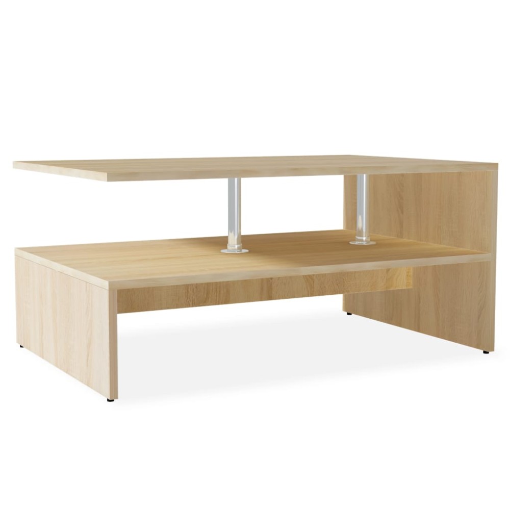 vidaXL Τραπεζάκι Σαλονιού Χρ. Δρυός 90 x 59 x 42 εκ. Επεξ. Ξύλο