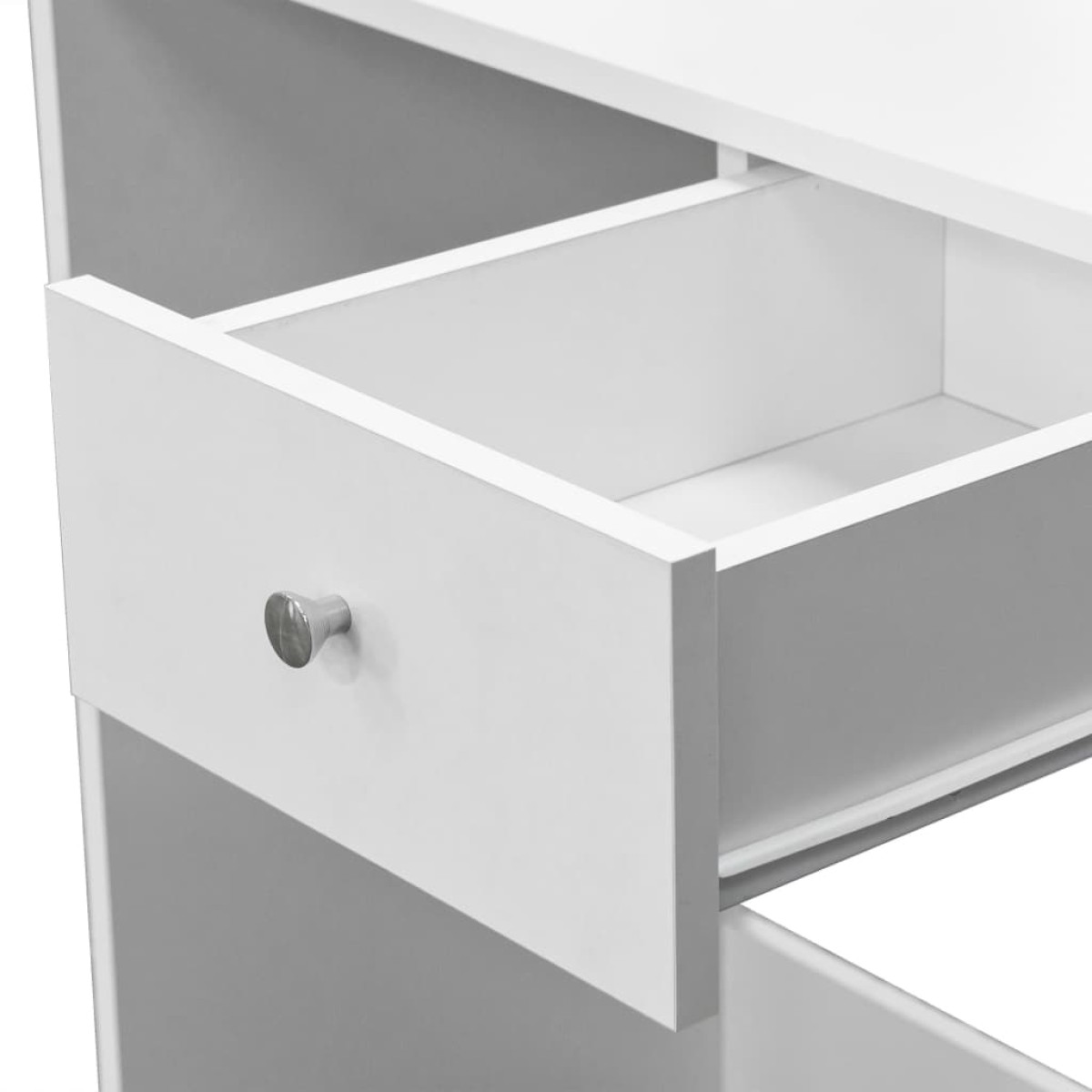 vidaXL Μπουντουάρ Λευκό 75 x 40 x 141 εκ. από Μοριοσανίδα