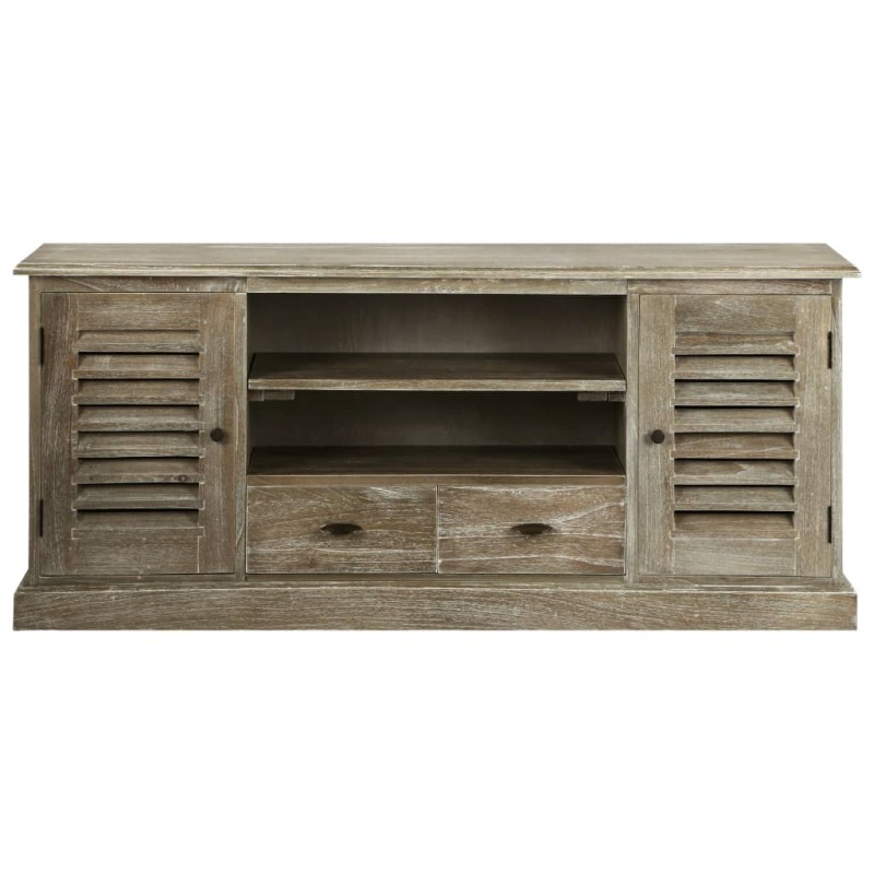 vidaXL Έπιπλο Τηλεόρασης 145 x 35 x 60 εκ. από Μασίφ Ξύλο Mindi