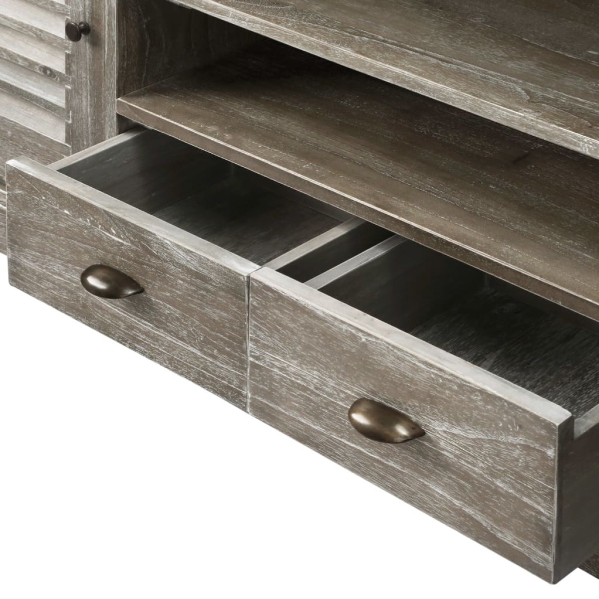 vidaXL Έπιπλο Τηλεόρασης 145 x 35 x 60 εκ. από Μασίφ Ξύλο Mindi