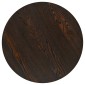 vidaXL Τραπέζι Bistro Στρογγυλό Σκούρο Σταχτί 60 x 75 εκ. MDF / Ατσάλι