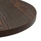 vidaXL Τραπέζι Bistro Στρογγυλό Σκούρο Σταχτί 60 x 75 εκ. MDF / Ατσάλι