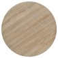 vidaXL Τραπέζι Bistro Στρογγυλό Χρώμα Δρυός 60 x 75 εκ. MDF / Ατσάλι
