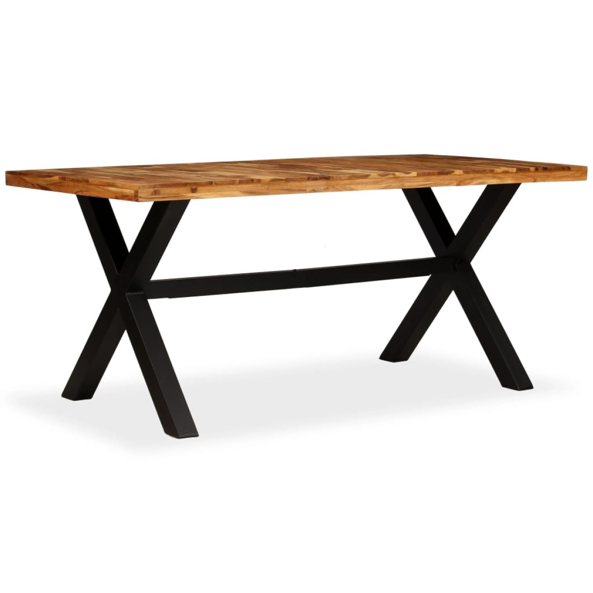 vidaXL Τραπεζαρία 180x90x76 εκ. από Μασίφ Ξύλο Ακακίας και Μάνγκο