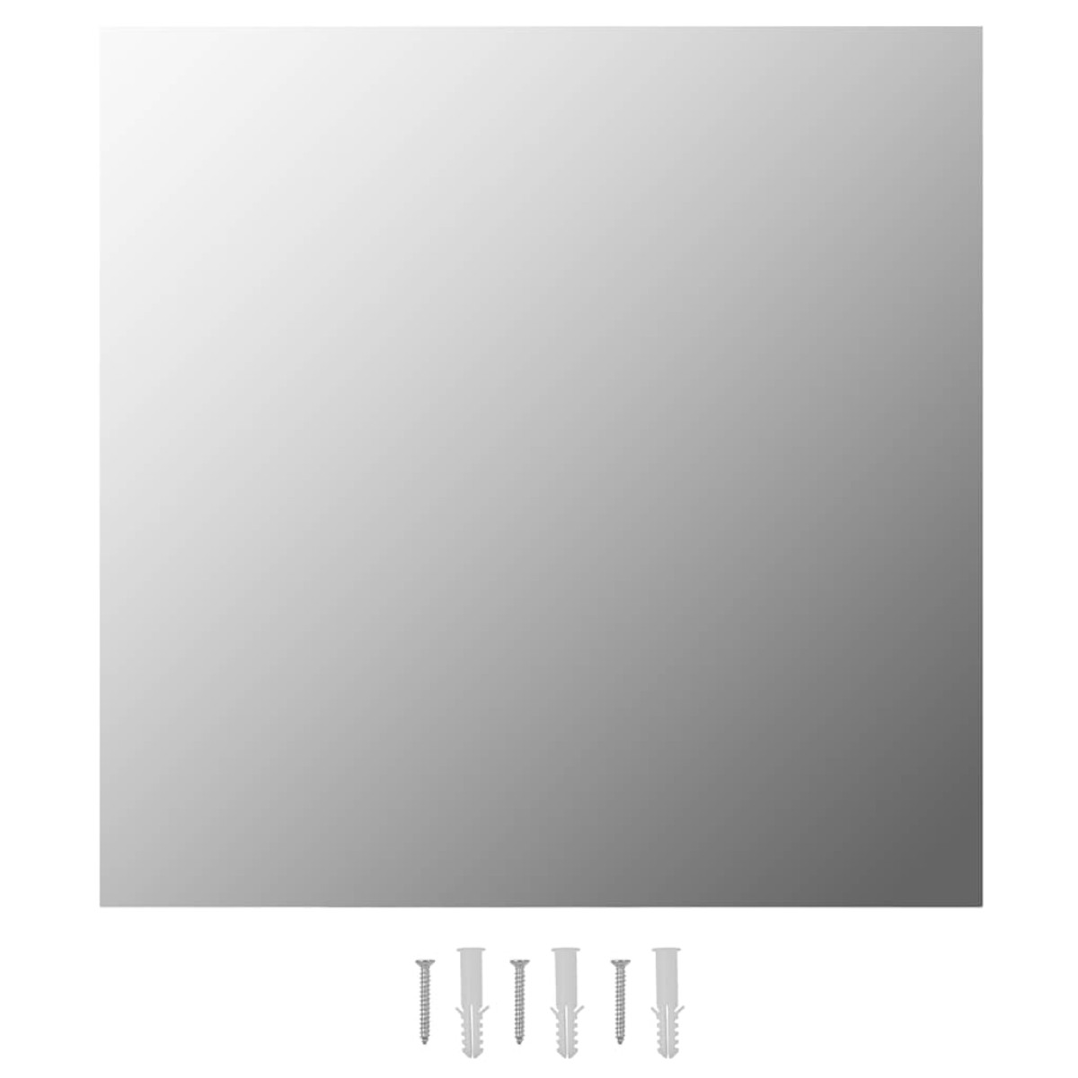 vidaXL Καθρέφτης Τοίχου Τετράγωνος 60 x 60 εκ. Γυάλινος
