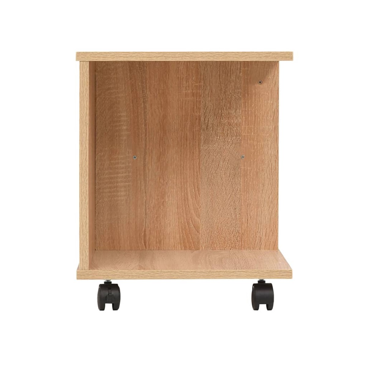 vidaXL Ραφιέρα με Ρόδες Χρώμα Δρυός 50 x 35 x 42 εκ.