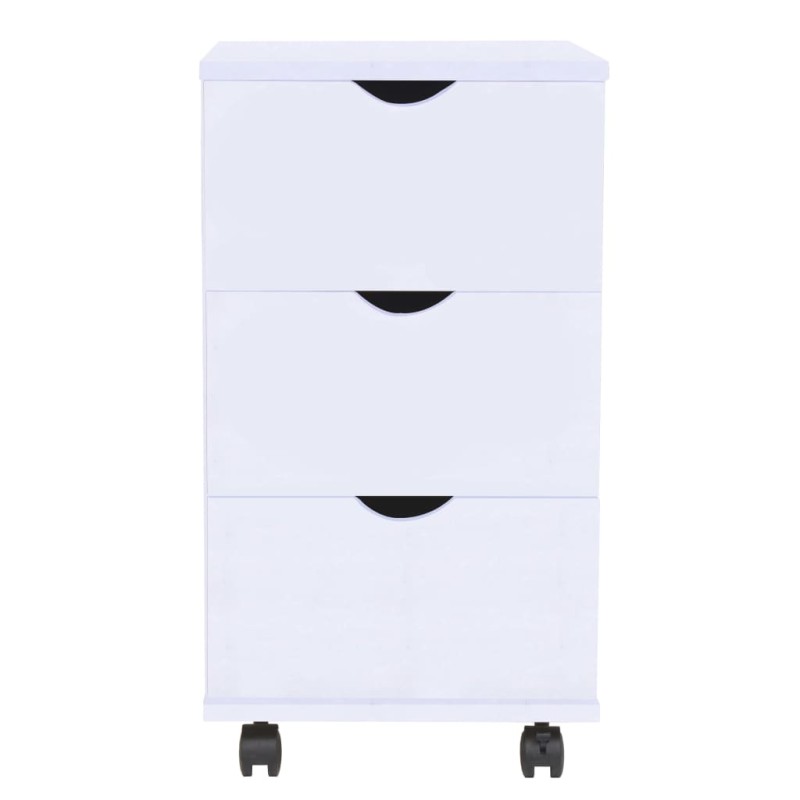 vidaXL Συρταριέρα Λευκή 33 x 45 x 60 εκ.