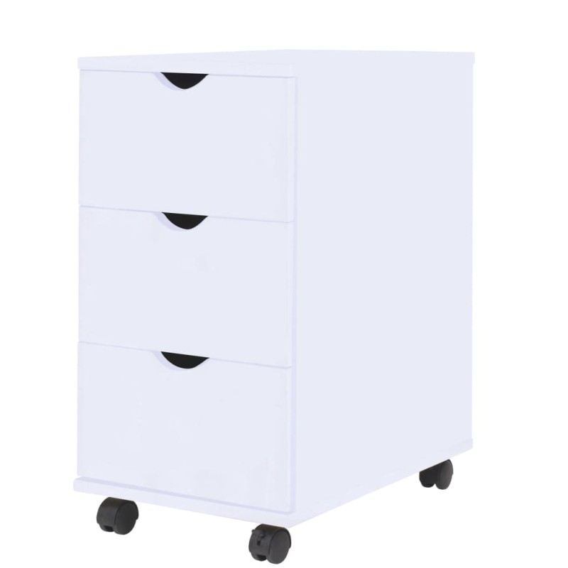 vidaXL Συρταριέρα Λευκή 33 x 45 x 60 εκ.