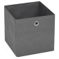 vidaXL Κουτιά Αποθήκευσης 4 τεμ. Γκρι 32x32x32 εκ. Ύφασμα Non-woven
