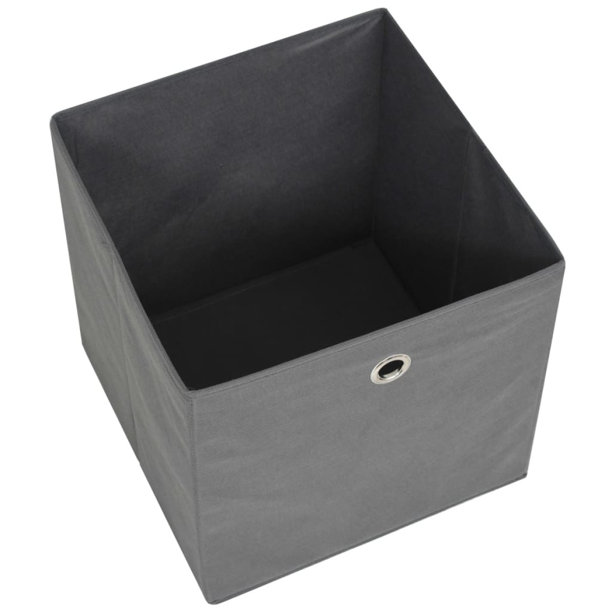 vidaXL Κουτιά Αποθήκευσης 10 τεμ. Γκρι 32x32x32 εκ. Ύφασμα Non-woven