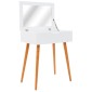 vidaXL Μπουντουάρ με Καθρέφτη 60 x 40 x 75 εκ. από MDF