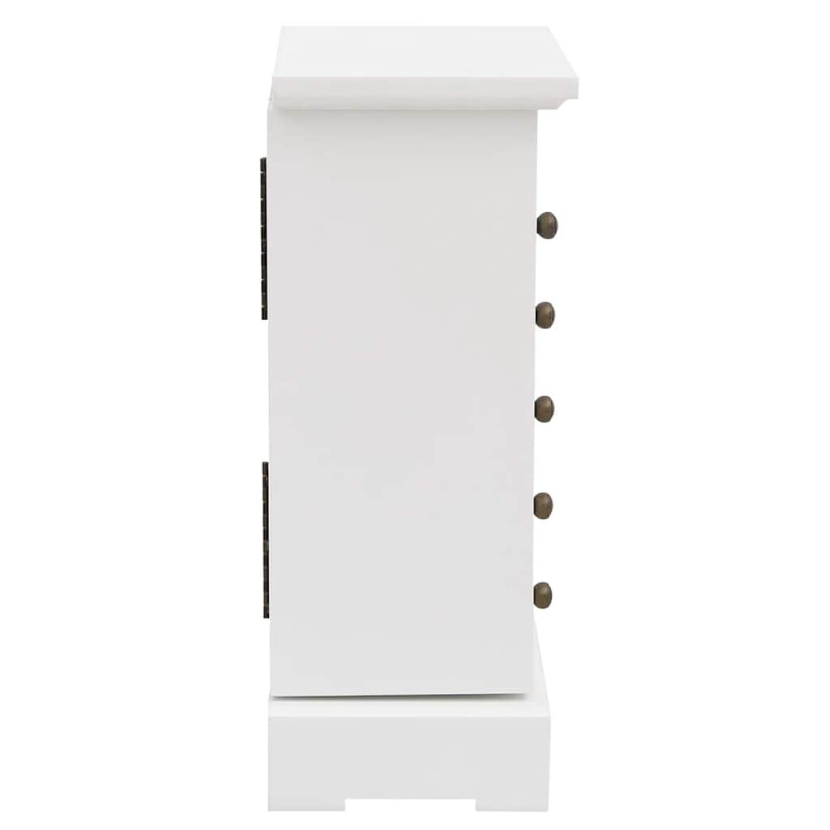 vidaXL Κοσμηματοθήκη με Καθρέφτη 25 x 13,5 x 34 εκ. από MDF