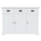 vidaXL Μπουφές με 3 Πόρτες 105 x 35 x 77,5 εκ. από MDF και Ξύλο Πεύκου