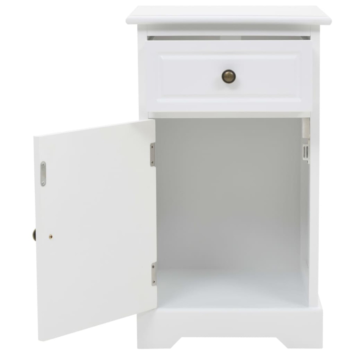 vidaXL Κομοδίνο 35 x 32 x 59 εκ. από MDF και Ξύλο Πεύκου