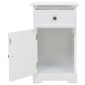 vidaXL Κομοδίνο 35 x 32 x 59 εκ. από MDF και Ξύλο Πεύκου
