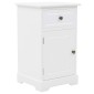 vidaXL Κομοδίνο 35 x 32 x 59 εκ. από MDF και Ξύλο Πεύκου