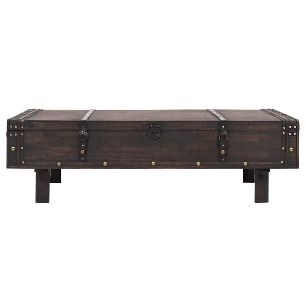 vidaXL Τραπεζάκι Σαλονιού σε Vintage Στιλ 120 x 55 x 35 εκ. Μασίφ Ξύλο