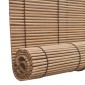 vidaXL Στόρι Σκίασης Ρόλερ Καφέ 100 x 220 εκ. από Μπαμπού