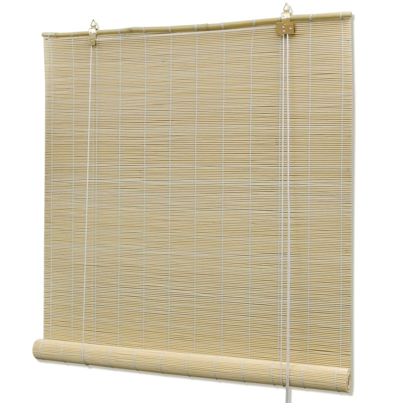 vidaXL Στόρι Σκίασης Ρόλερ Φυσικό 100 x 220 εκ. από Μπαμπού