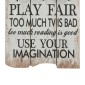 vidaXL Κρεμάστρα Τοίχου «THANK YOU» με 6 Γάντζους 120 x 40 εκ.