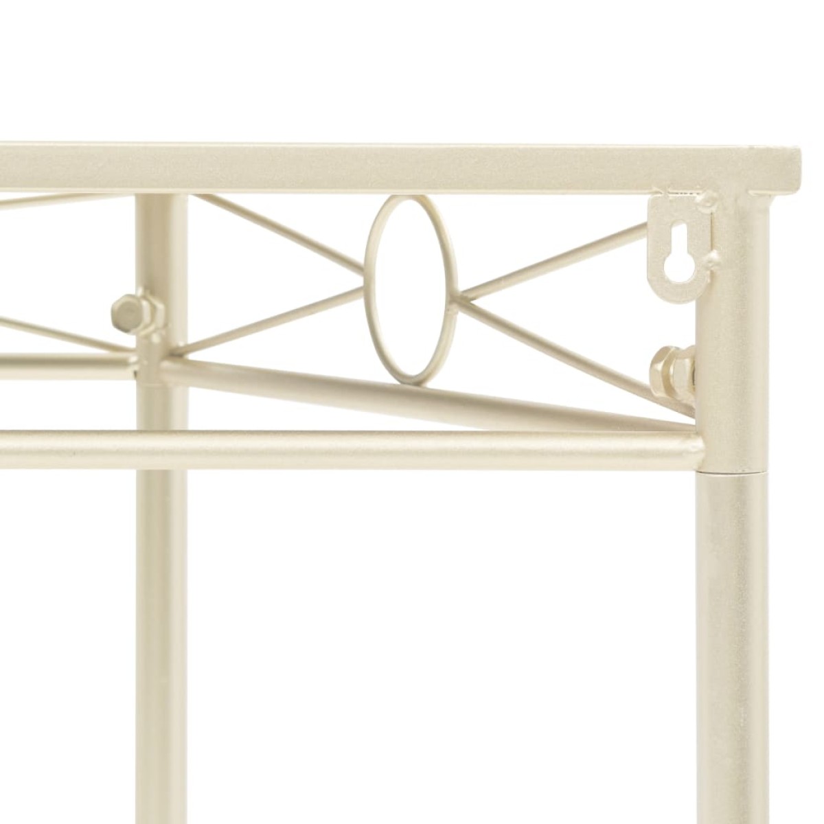 vidaXL Βοηθητικό Τραπέζι Vintage Στιλ Χρυσό 87 x 34 x 73 εκ. Μεταλλικό
