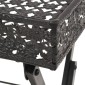 vidaXL Τραπεζάκι Πτυσσόμενο Vintage Μαύρο 58 x 35 x 72 εκ. Μεταλλικό