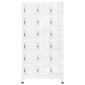 vidaXL Φοριαμός 90 x 40 x 180 εκ. Μεταλλικός με 18 Τμήματα