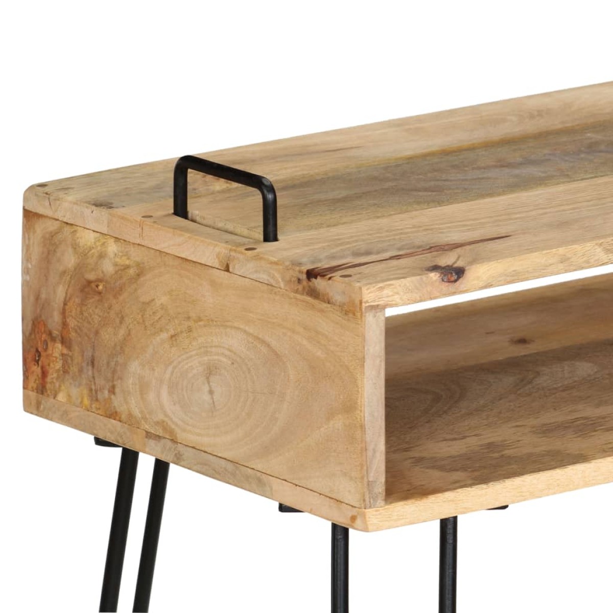 vidaXL Τραπέζι Κονσόλα 115 x 35 x 76 εκ. από Μασίφ Ξύλο Μάνγκο