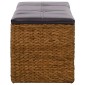 vidaXL Πάγκος με 2 Καλάθια Καφέ 71 x 40 x 42 εκ. από Seagrass