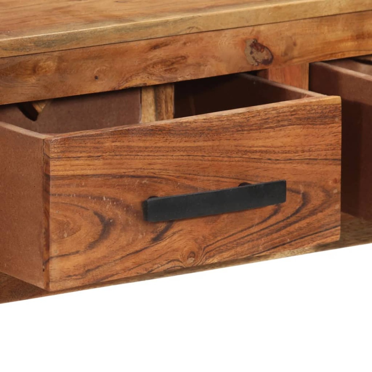 vidaXL Κονσόλα με 3 Συρτάρια 110x30x80 εκ. από Μασίφ Ξύλο Sheesham