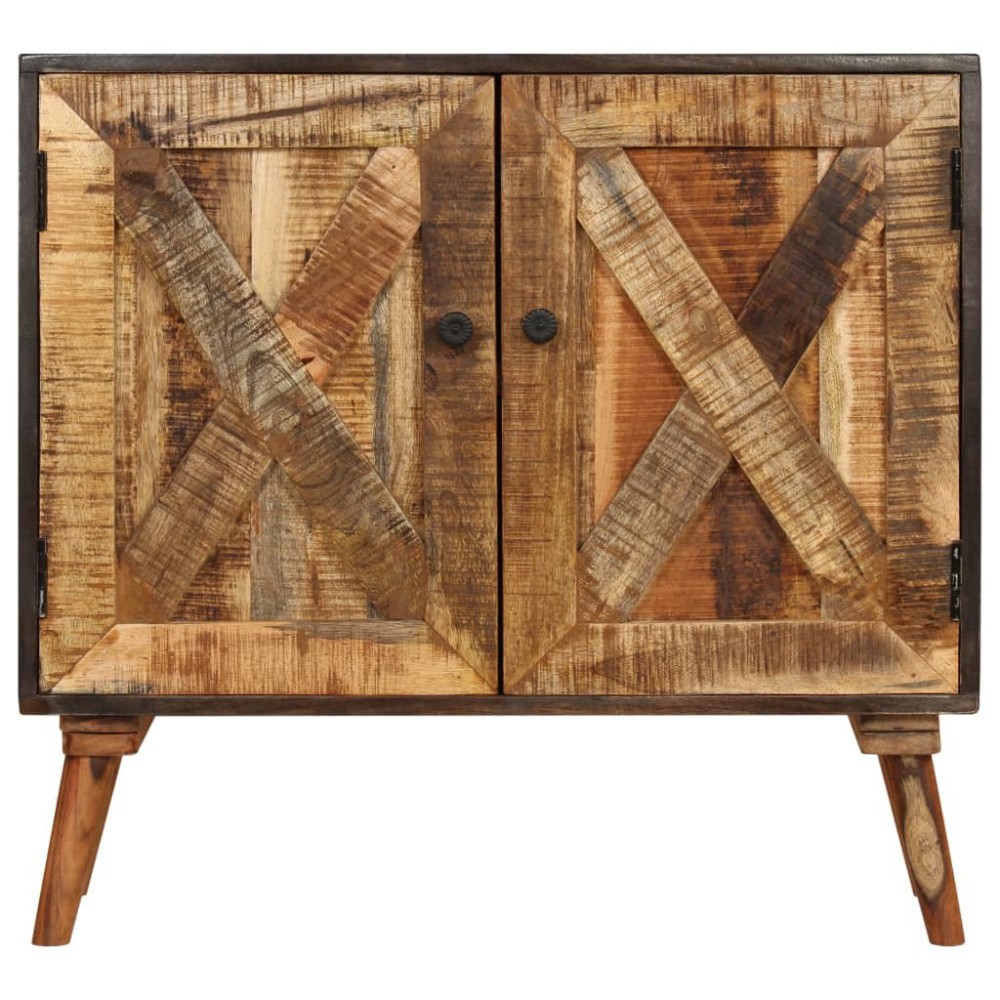 vidaXL Ντουλάπι 85 x 30 x 75 εκ. από Μασίφ Ξύλο Μάνγκο