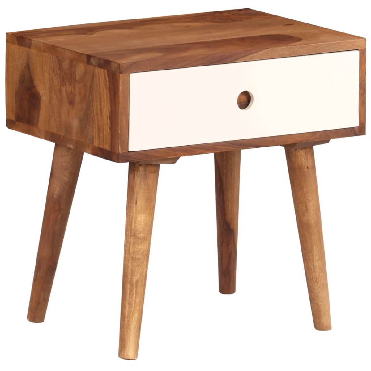 vidaXL Κομοδίνο 45 x 30 x 45 εκ. από Μασίφ Ξύλο Sheesham