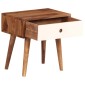 vidaXL Κομοδίνο 45 x 30 x 45 εκ. από Μασίφ Ξύλο Sheesham