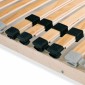 vidaXL Τελάρο Κρεβατιού με 28 Σανίδες & 7 Ζώνες 100 x 200 εκ.