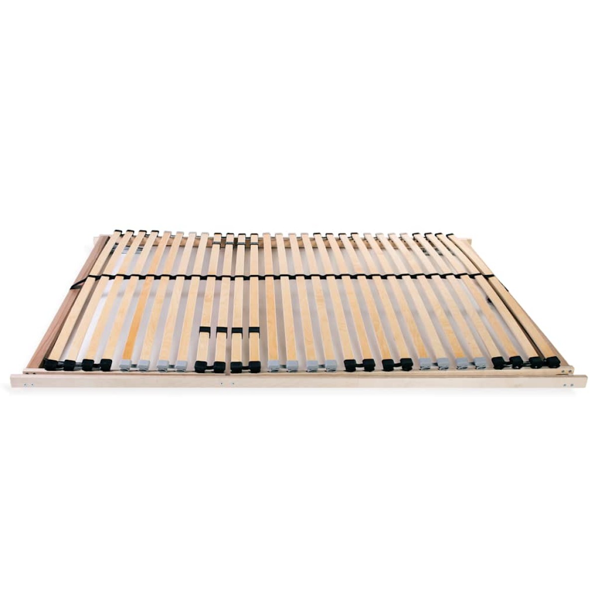 vidaXL Τελάρο Κρεβατιού με 28 Σανίδες & 7 Ζώνες 120 x 200 εκ.