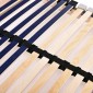 vidaXL Τελάρο Κρεβατιού με 42 Σανίδες & 7 Ζώνες 70 x 200 εκ.