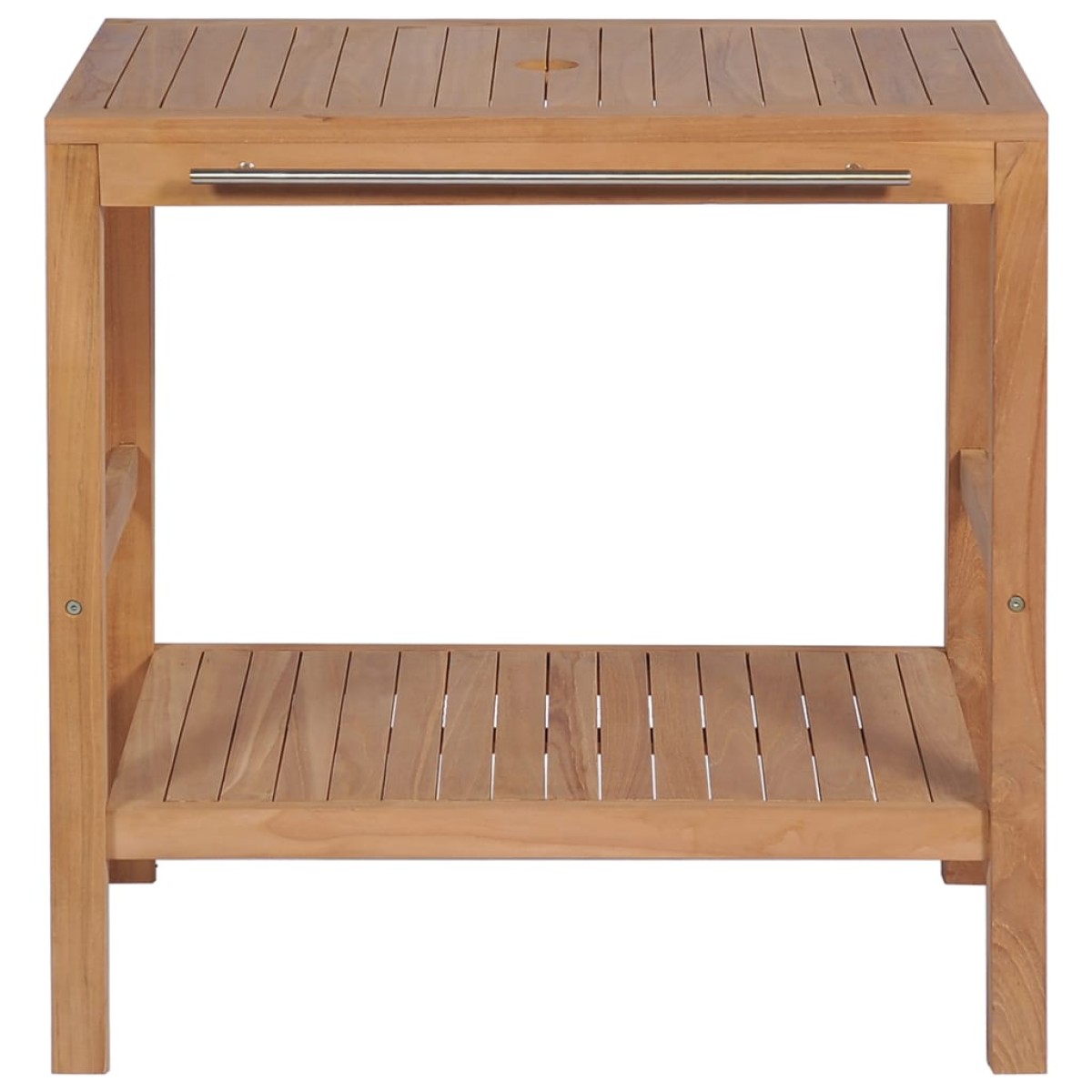 vidaXL Έπιπλο Μπάνιου 74 x 45 x 75 εκ. από Μασίφ Ξύλο Teak