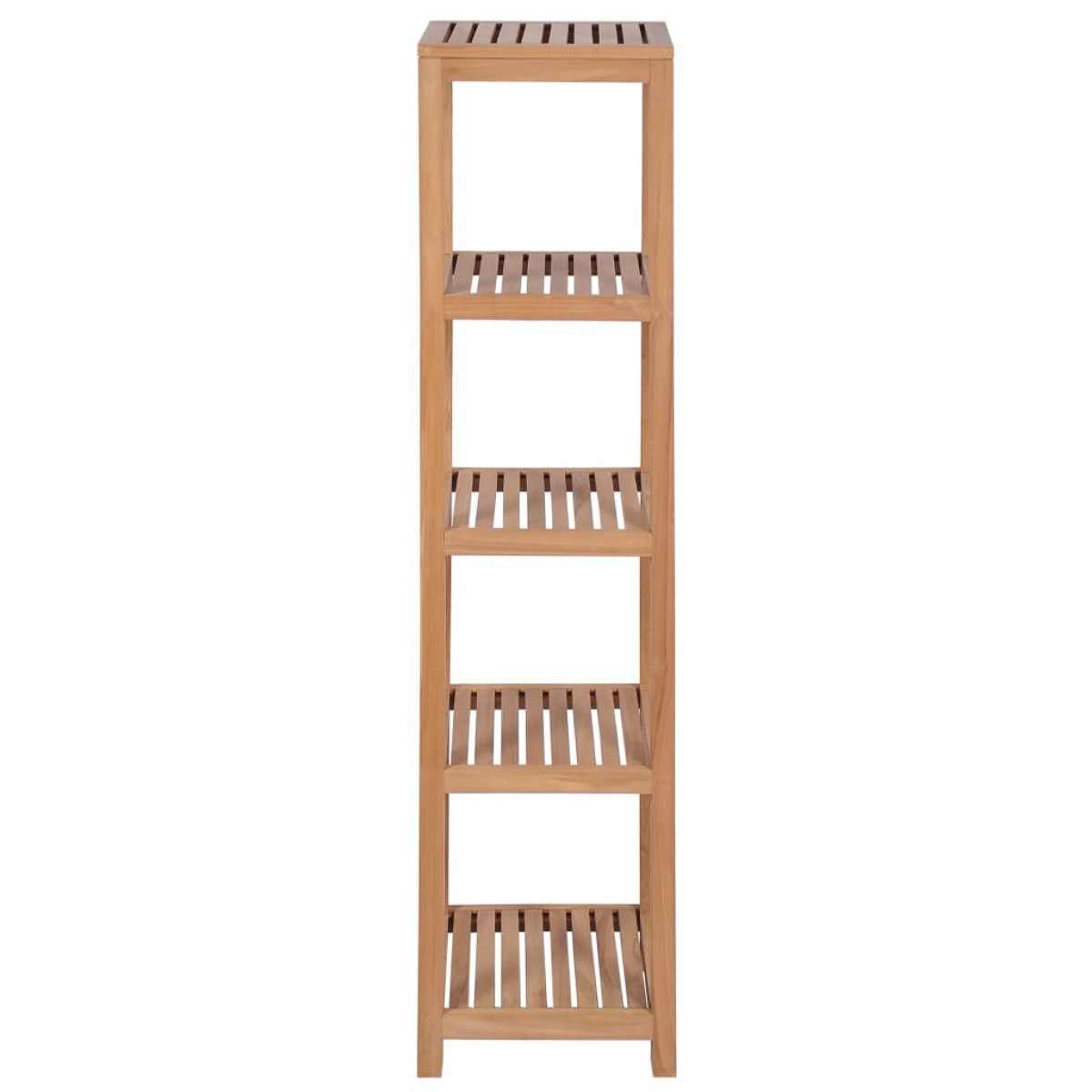 vidaXL Ραφιέρα Μπάνιου 4 Επιπέδων 42x42x165 εκ. από Μασίφ Ξύλο Teak