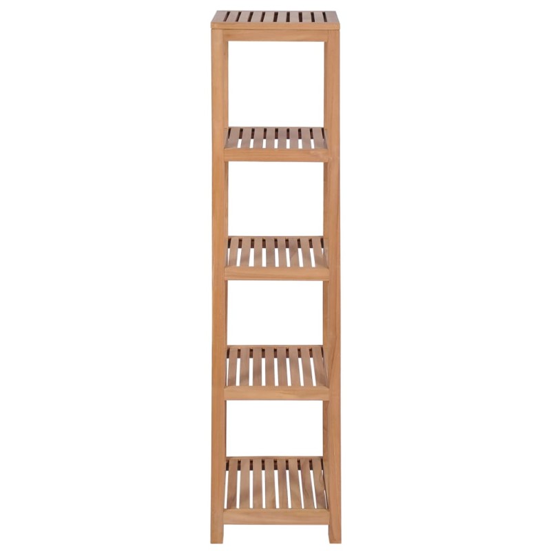vidaXL Ραφιέρα Μπάνιου 4 Επιπέδων 42x42x165 εκ. από Μασίφ Ξύλο Teak