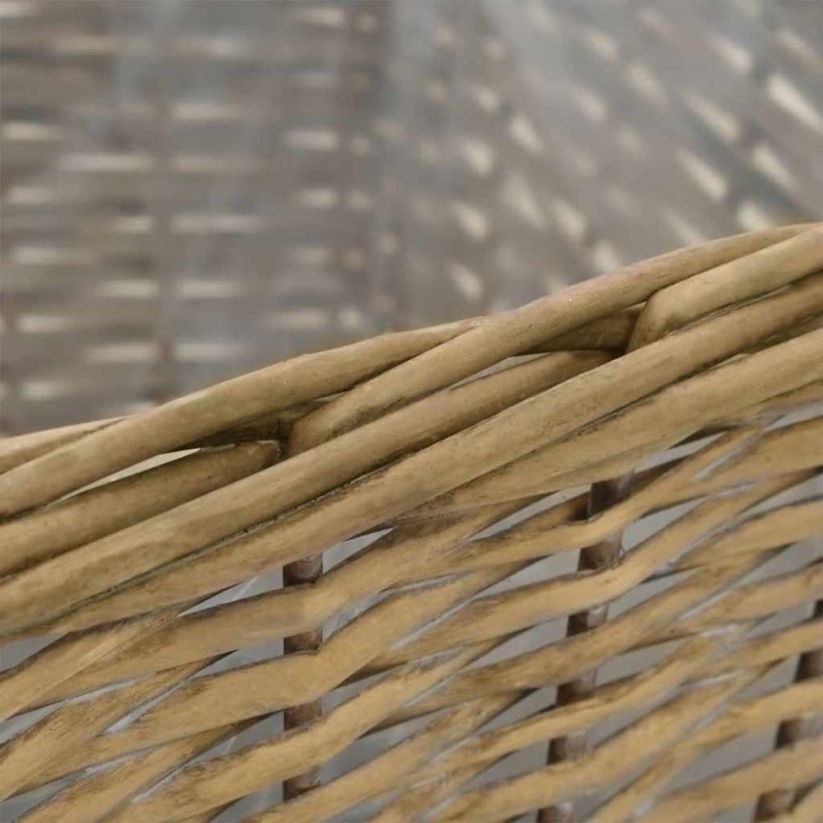 vidaXL Γλάστρες Υπερυψωμένες 3 τεμ. Wicker με Επένδυση Πολυαιθυλενίου