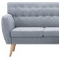 vidaXL Καναπές Γωνιακός Ανοιχτό Γκρι 171,5x138x81,5 εκ. Υφασμάτινος