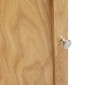 vidaXL Έπιπλο/Ντουλάπι Γωνιακό 59 x 36 x 180 εκ. από Μασίφ Ξύλο Δρυός