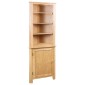 vidaXL Έπιπλο/Ντουλάπι Γωνιακό 59 x 36 x 180 εκ. από Μασίφ Ξύλο Δρυός