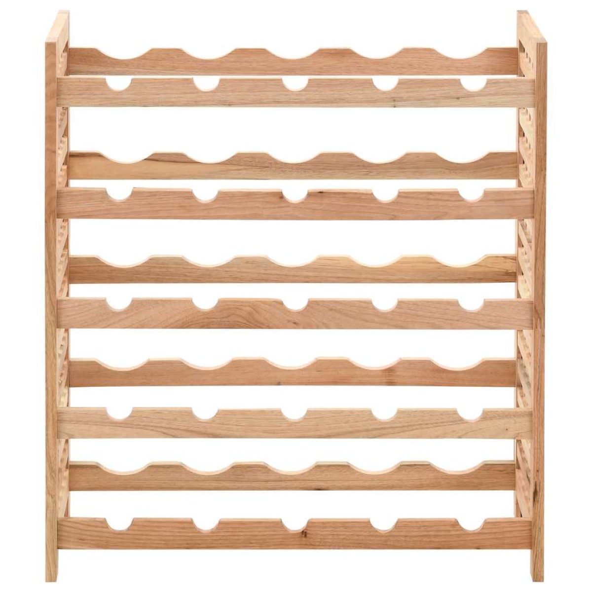vidaXL Κάβα Κρασιών για 25 Μπουκάλια 63x25x73 εκ. Μασίφ Ξύλο Καρυδιάς