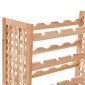 vidaXL Κάβα Κρασιών για 25 Μπουκάλια 63x25x73 εκ. Μασίφ Ξύλο Καρυδιάς