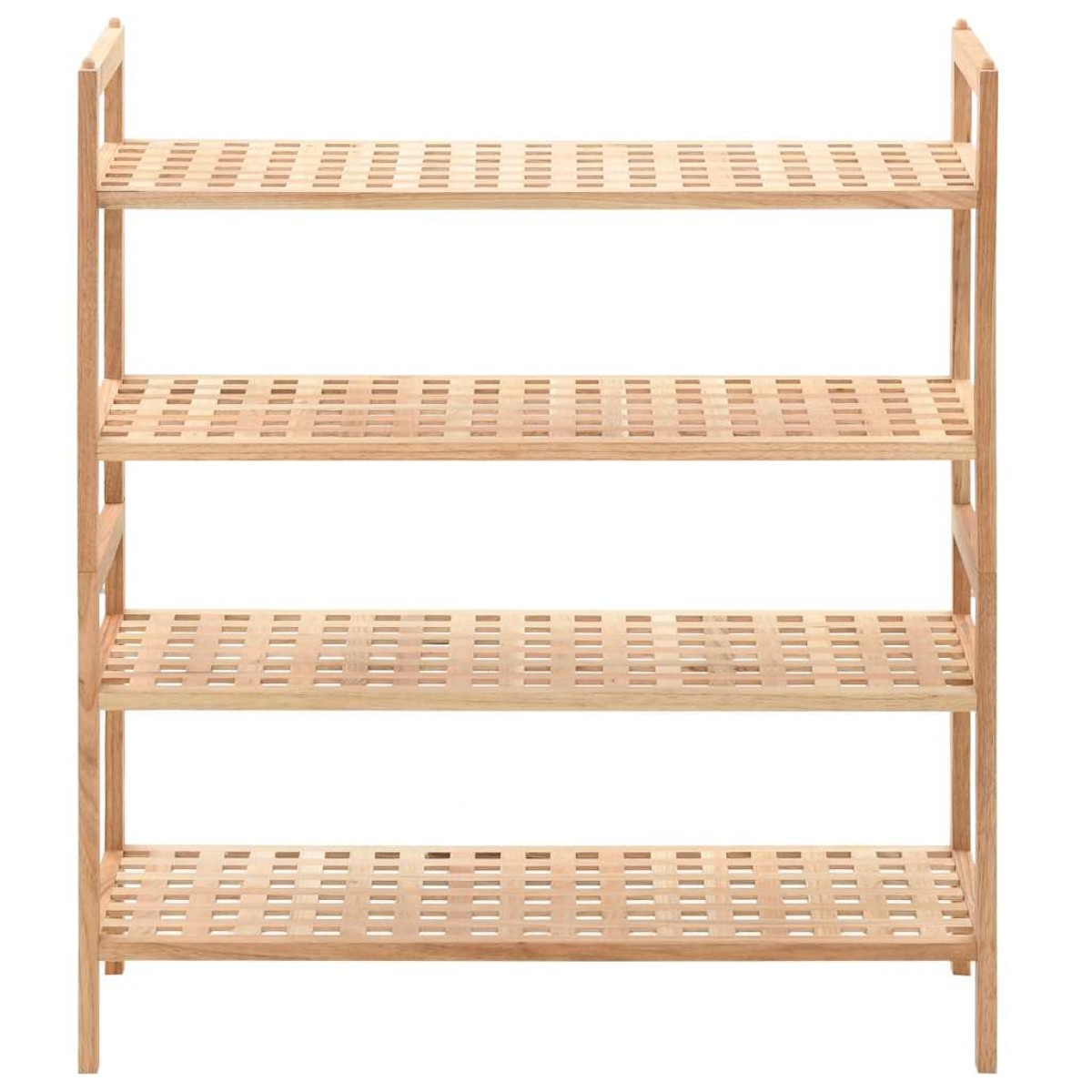 vidaXL Ραφιέρα Παπουτσιών 69 x 26 x 81 εκ. από Μασίφ Ξύλο Καρυδιάς