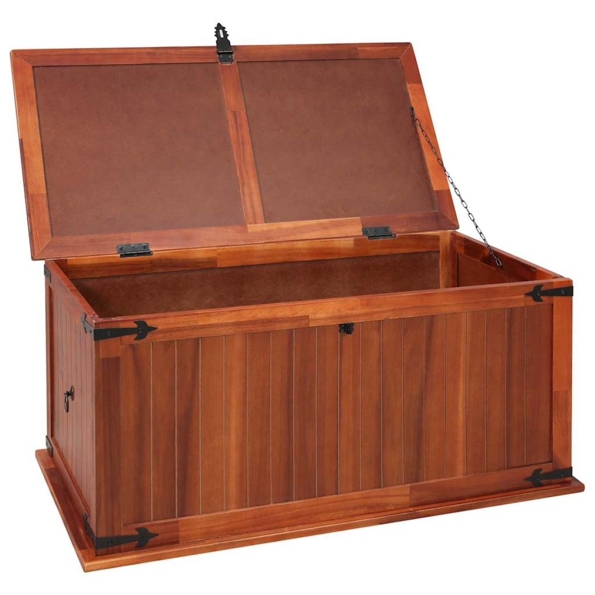 vidaXL Μπαούλο Αποθήκευσης 79 x 34 x 32 εκ. από Μασίφ Ξύλο Ακακίας
