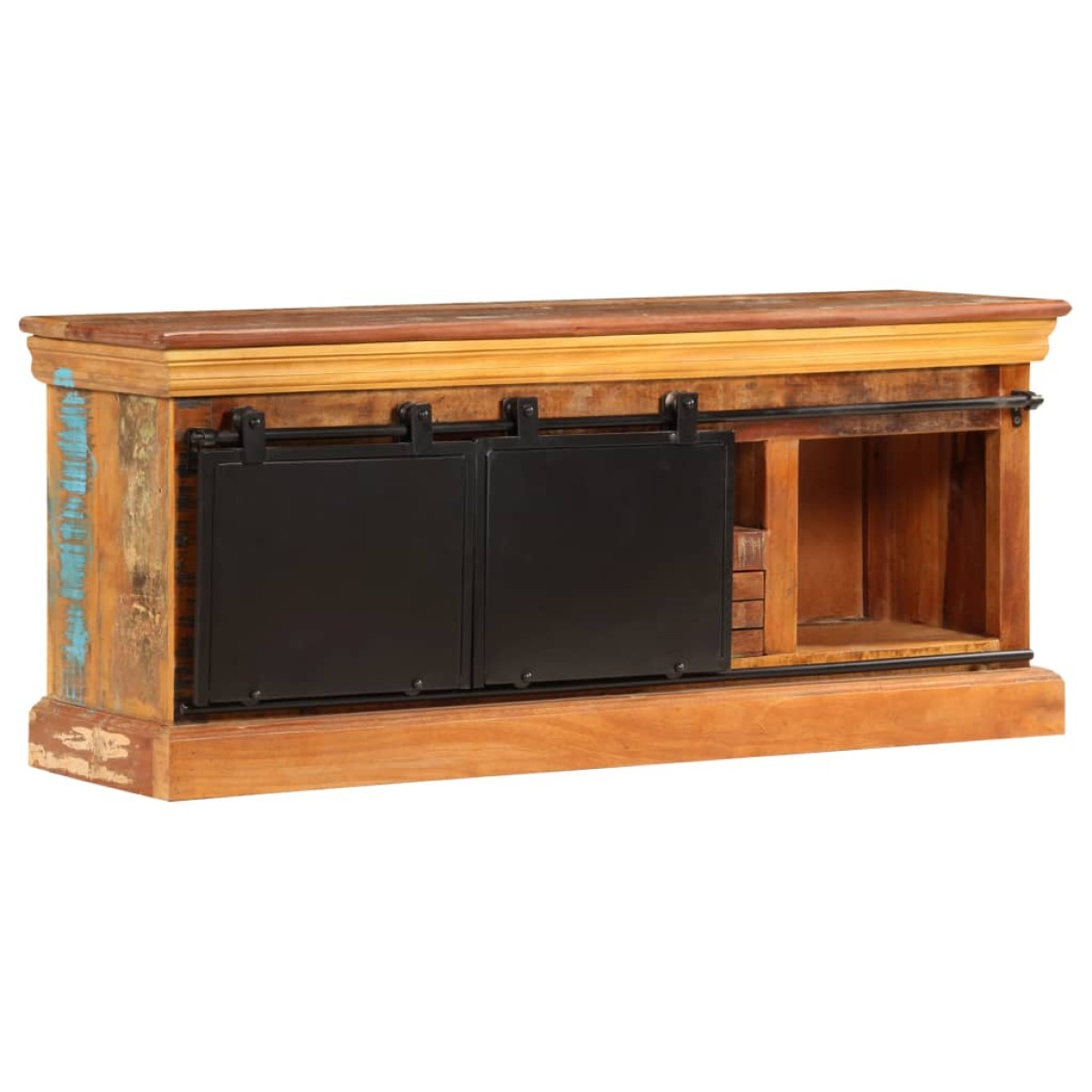 vidaXL Έπιπλο Τηλεόρασης 110 x 30 x 45 εκ. από Μασίφ Ανακυκλωμένο Ξύλο